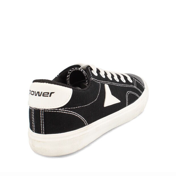 Zapatilla Hombre Power Retro Canvas  , NEGRO