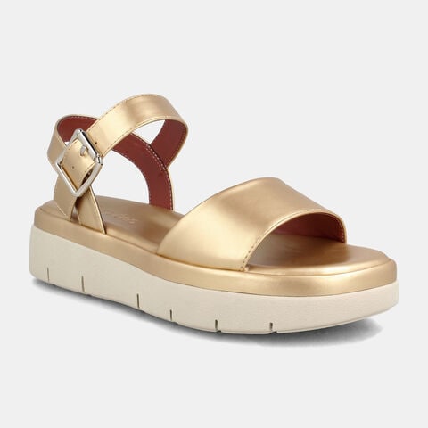 Sandalia Mujer Bata Felicia , AMARILLO