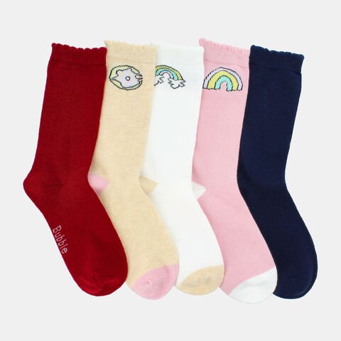 Calcetines Ni&ntilde;a Bubblegummers Cute , MULTICOLOR
