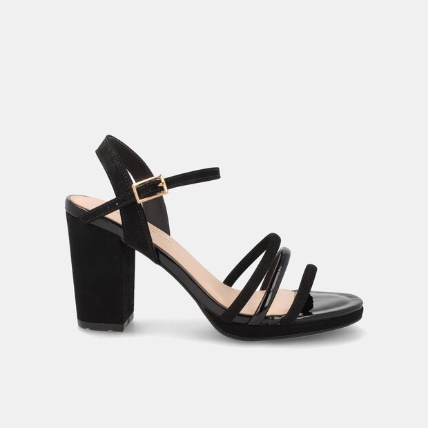 Sandalia Mujer Bata Red Label FS, NEGRO