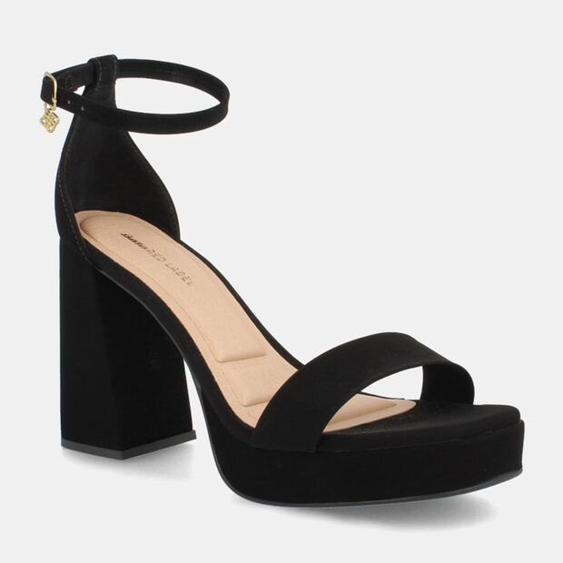Sandalia Mujer Bata Red Label Dance, NEGRO