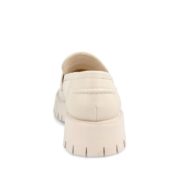 Mocasín Mujer Bata Gina , BLANCO BRILLANTE