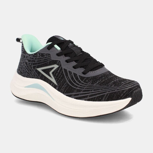 Zapatilla Deportiva Mujer Power Guida Tuoki Running , NEGRO