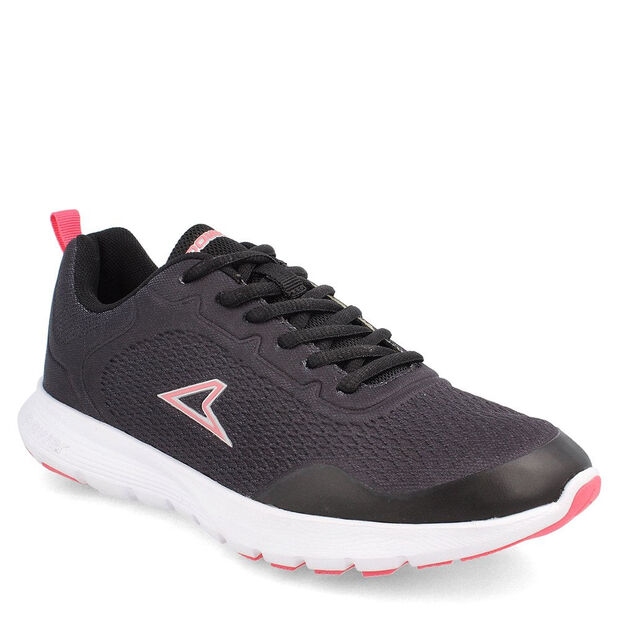 Zapatilla Deportiva Mujer Power Wave Vital 2 Running, NEGRO