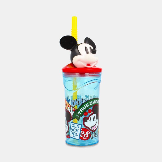 Vaso Acrilico Mickey  Bubblegummers Disney, AZUL
