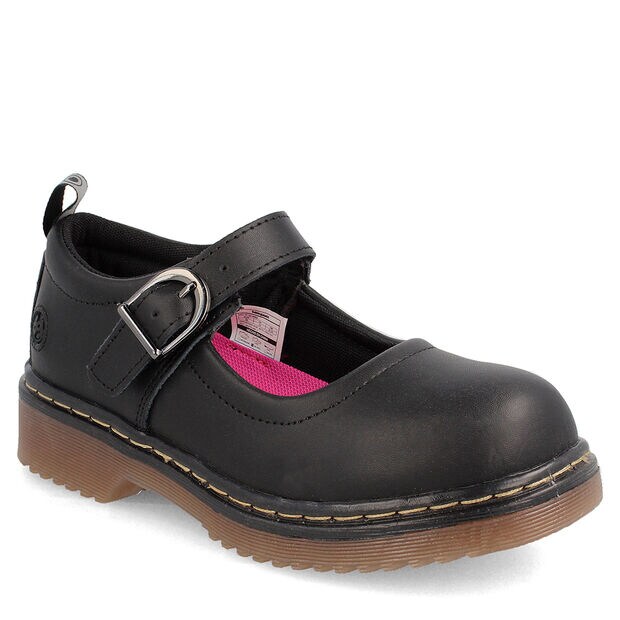 Zapato Escolar Ni&ntilde;a Bubblegummers New Ankara , NEGRO