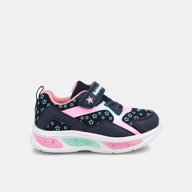 Zapatilla Con Luces Ni&ntilde;a Bubblegummers Demian   , AZUL