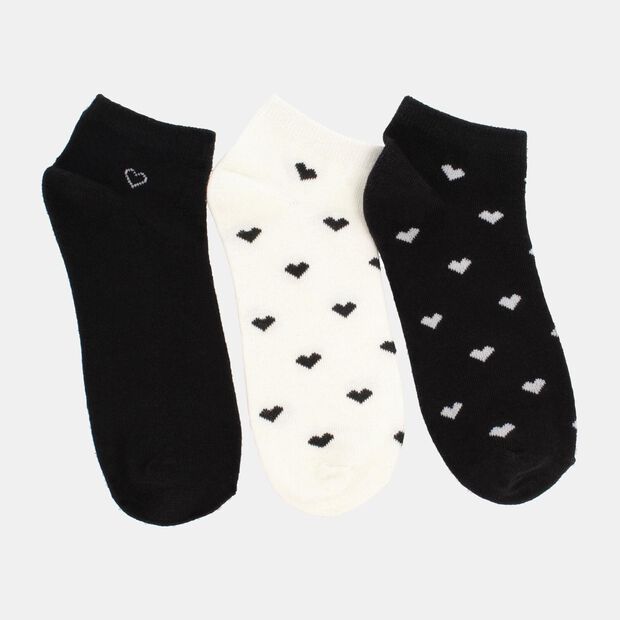 Calcetines Ni&ntilde;a Bata Tripack Lin Corazone, MULTICOLOR