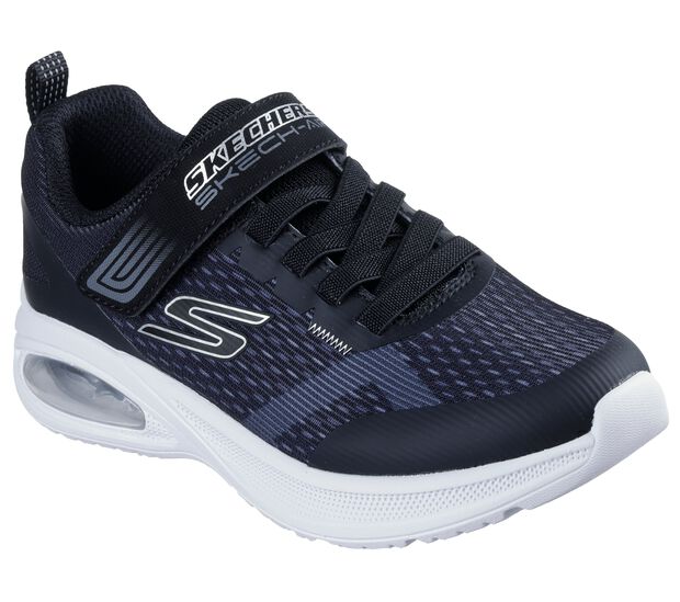 Zapatilla Ni&ntilde;o Skechers Microspec Max Advanc , NEGRO