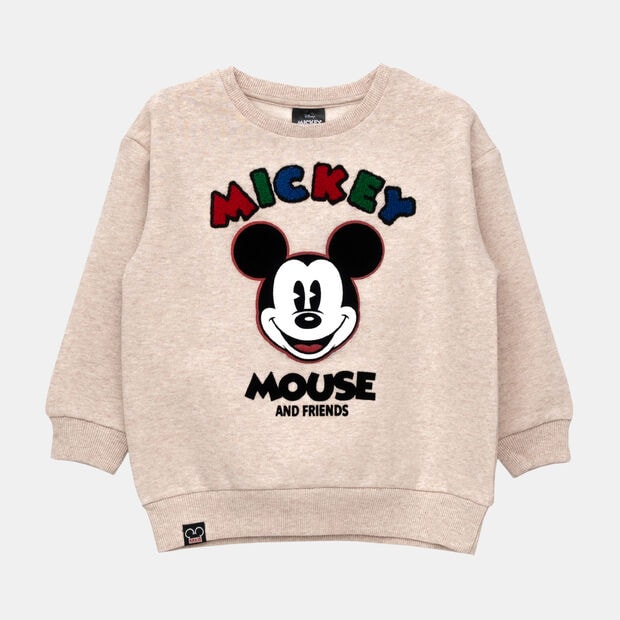Poler&oacute;n Ni&ntilde;o Bubblegummers Poleron Mickey, GRIS