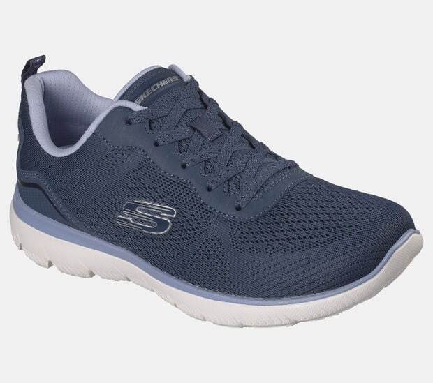 Zapatilla Mujer Skechers Summits Quiet Dream Walking, AZUL
