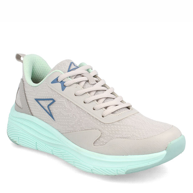 Zapatilla Deportiva Mujer Power Helca Walking , GRIS