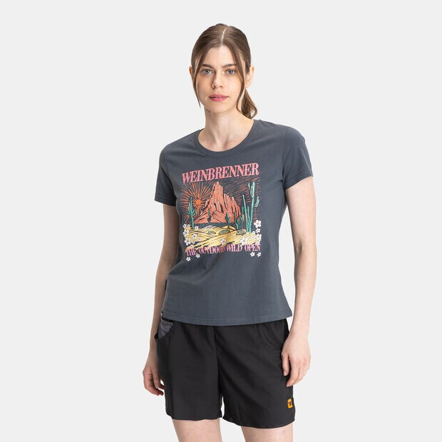 Polera Manga Corta Mujer Weinbrenner Lircay , GRIS