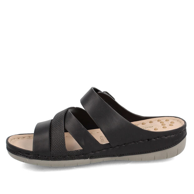 Sandalia Mujer Bata Comfit Cuyler, NEGRO