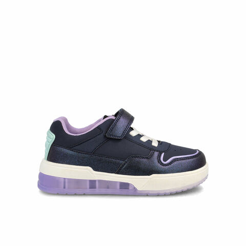 Zapatilla con Luces Niña Bubblegummers Dabble  , AZUL