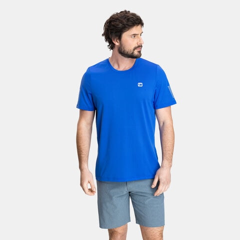 Polera Manga Corta Hombre Weinbrenner Colombo , AZUL