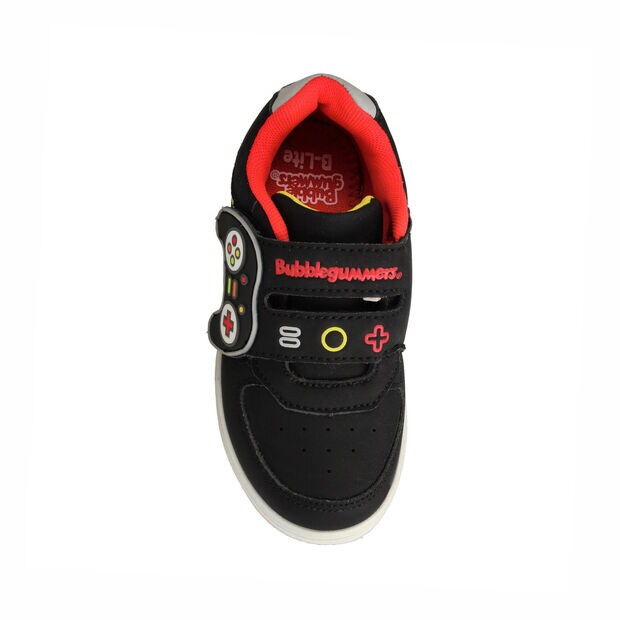 Zapatilla con Luces Ni&ntilde;o Bubblegummers Neon     , NEGRO