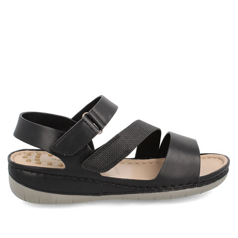 Sandalia Mujer Bata Comfit Cuyler, NEGRO