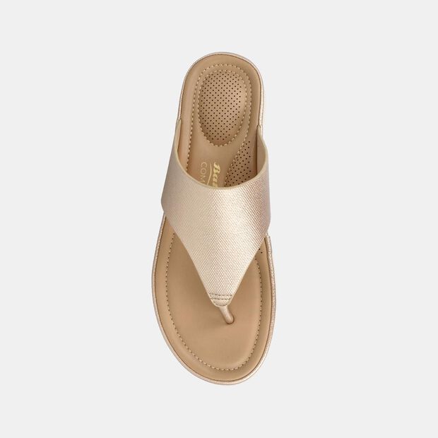 Sandalia Mujer Bata Comfit Carissly, AMARILLO