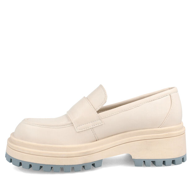 Mocasín Mujer Bata Red Label Raffa , ACERO