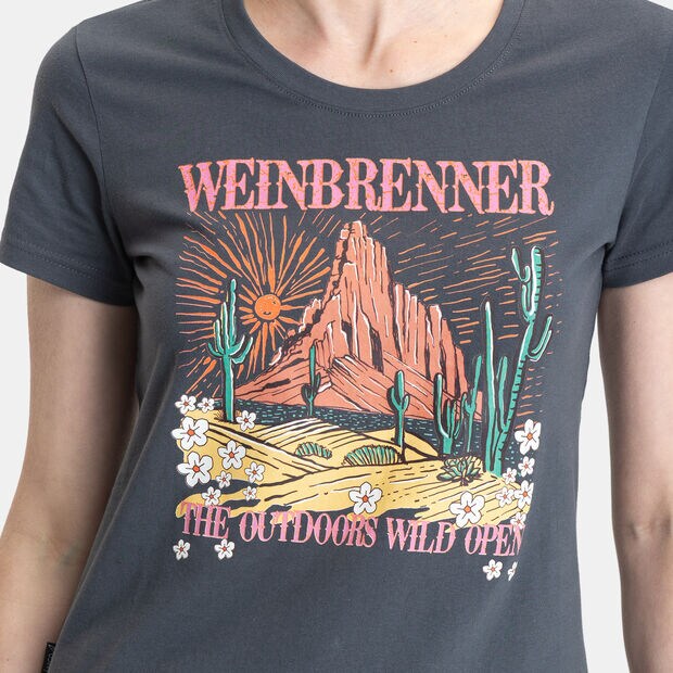 Polera Manga Corta Mujer Weinbrenner Lircay , GRIS