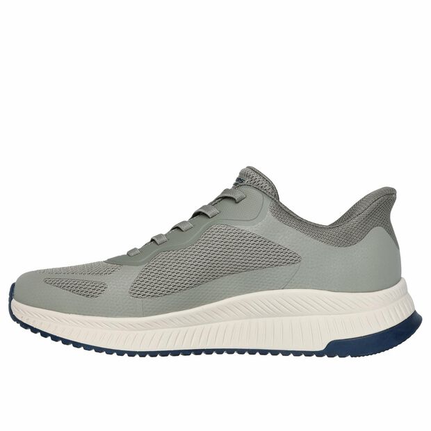 Zapatilla Deportiva Skechers Hombre Bobs Squad 4 , GRIS