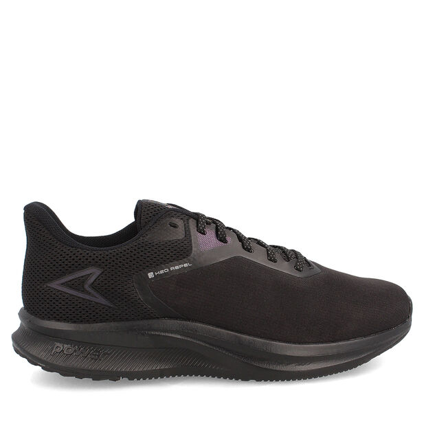 Zapatilla Escolar Power Mujer Harrow Racer SC Repe Running, NEGRO