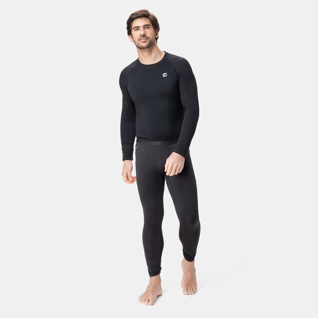 Primera Capa Hombre Weinbrenner 1Rst Layer Warm Bott, NEGRO