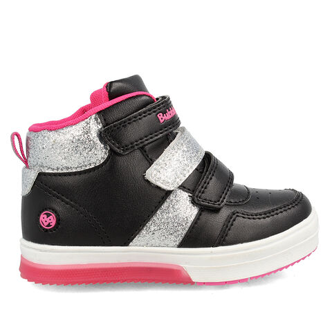 Botín con Luces Niña Bubblegummers Neon  , GRIS