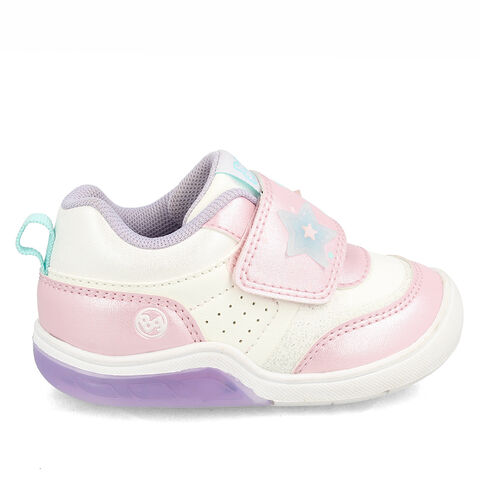 Zapatilla Con Luces Niña Bubblegummers Tokio   , PLATA