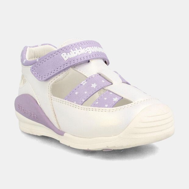 Sandalia Niña Bubblegummers Bio Fit , ACERO