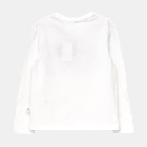 Polera Manga Larga Ni&ntilde;a Bubblegummers Carepa2, BLANCO