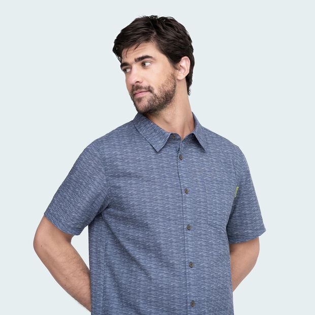 Camisa Hombre Weinbrenner Cusco   , AZUL