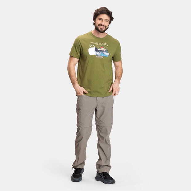 Polera Manga Corta Hombre Weinbrenner Lircay , AGUA