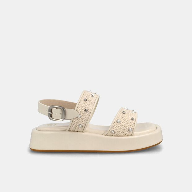 Sandalia Mujer Bata Lulu, BLANCO