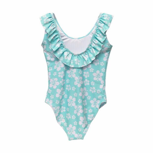 Traje De Ba&ntilde;o Ni&ntilde;a Bubblegummers Apulia, AZUL