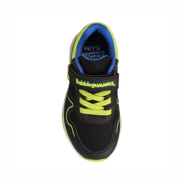 Zapatilla con Luces Ni&ntilde;o Bubblegummers Ocean     , NEGRO