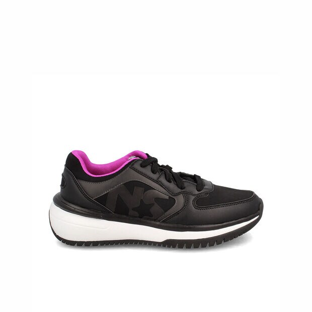 Zapatilla Mujer North Star Retro Rave, NEGRO