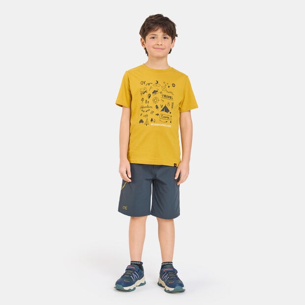 Polera Ni&ntilde;o Weinbrenner Boy Indo , AMARILLO