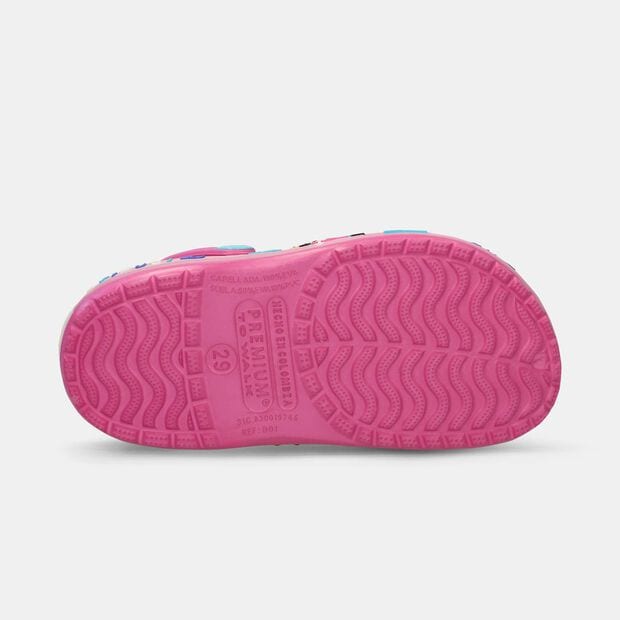 Zuecos Infantil Para Ni&ntilde;a Licenses Disney Fucsia Martina L Premium, 