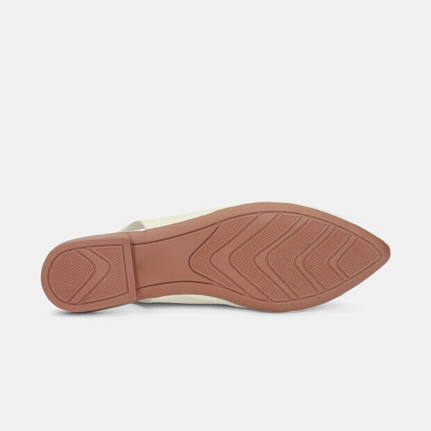 Baleta Para Mujer Bata Negro Gina'S Puntuda, 