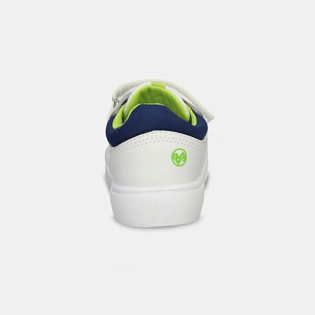 Tenis Para Ni&ntilde;o Bubblegummers Blanco-Verde Sam, 
