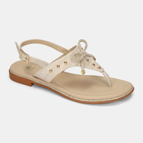 Sandalias Para Mujer Bata Beige Kimora, 