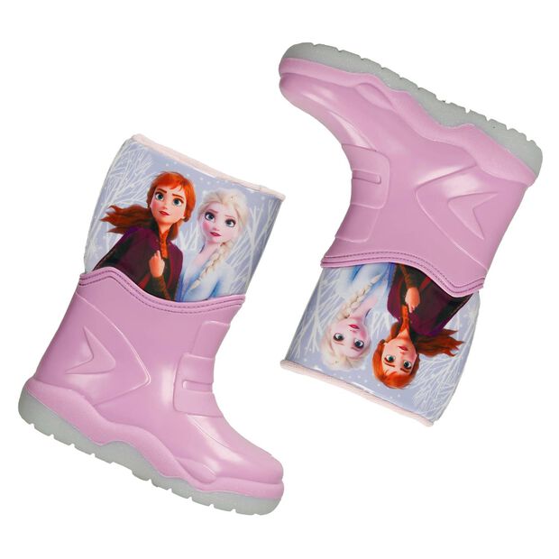 Botas De Lluvia Infantil Para Ni&ntilde;a Licenses Disney Lila Katelyn Frozen, 