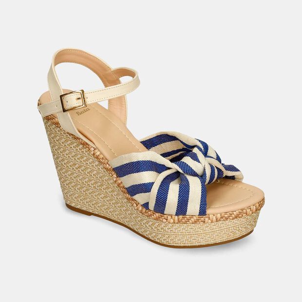 Sandalias Para Mujer Bata Azul Jelina, 