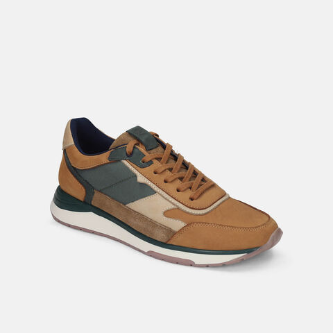 Tenis Para Hombre Bata Verde Pasto Nahuel Mil&aacute;n, 
