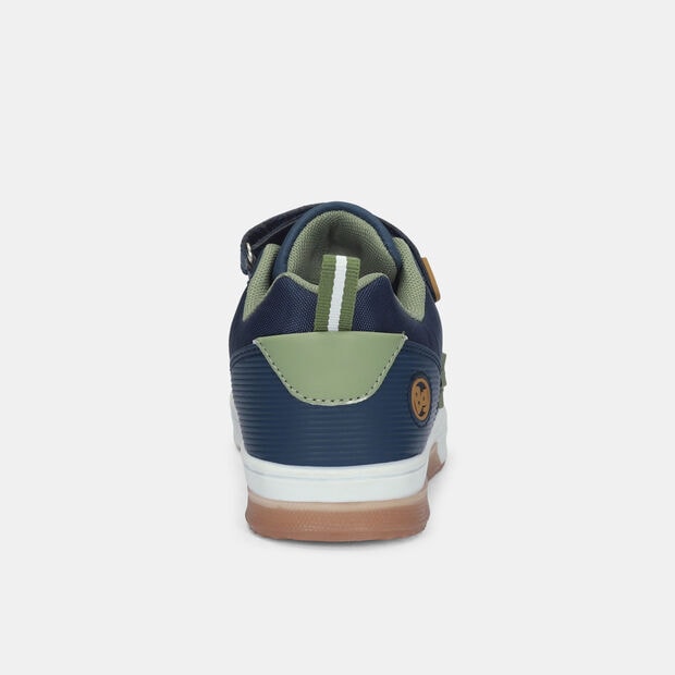 Tenis Con Luces Para Ni&ntilde;o Bubblegummers Azul Neon, 