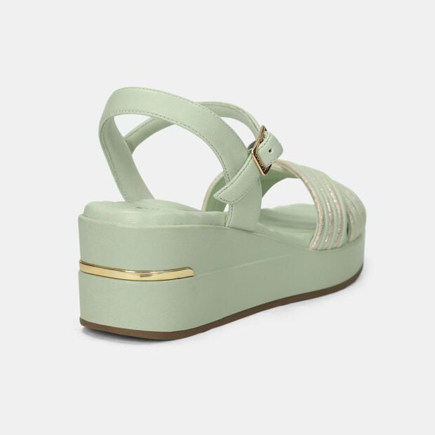Sandalias Para Mujer Bata Comfit Verde Landy Mina, 