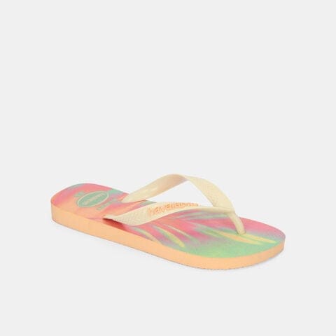 Chanclas Para Mujer Havaianas Naranja Tanya Full Plastic, 