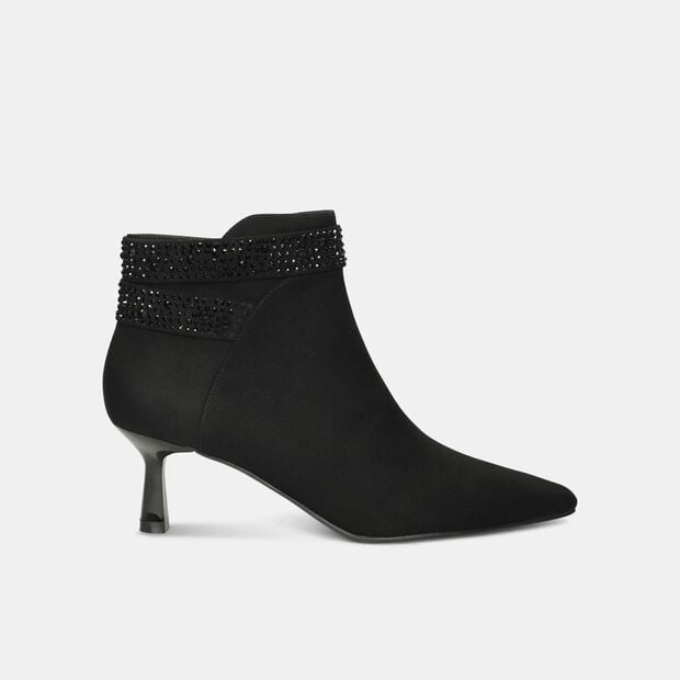 Botines Para Mujer Bata Negro Merry, 